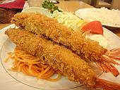 海老フライランチ