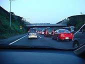 しょっぱなから渋滞の洗礼を受ける!
