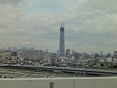 建設中の東京スカイツリー